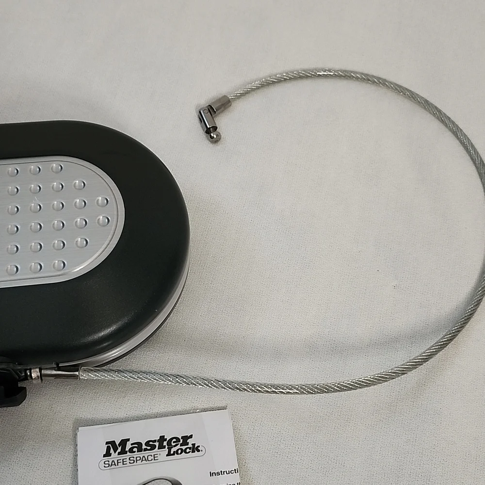 Master Lock Mini Travel Safe With Steel Locking Cable